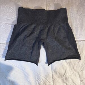 NVGTN Dark Gray High-Waisted Shorts